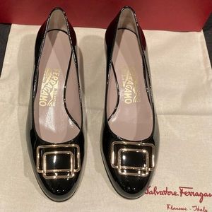 Size 4.5, NEW Salvatore Ferragamo “Coleen” Women’s shoes, black